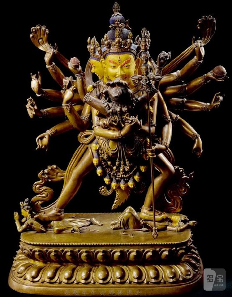 清乾隆（1736-1795年）叶衣佛母像 - 图6